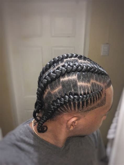 A Step-By-Step Guide to Cornrowing your Natural Hair Step 1: Prep your Hair for Braiding. . Locs cornrow style